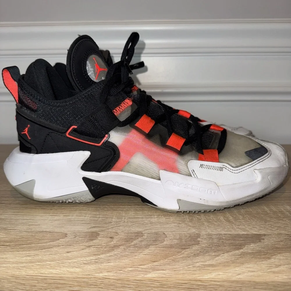 Air Jordan Why Not .5 Bloodline Sneakers Shoes DC3637-160 Men‎ SZ US 12 EUC Mesh